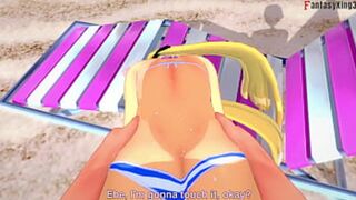 Marie Rose's juicy ass🍑 gets pounded in free POV beach bang fest!