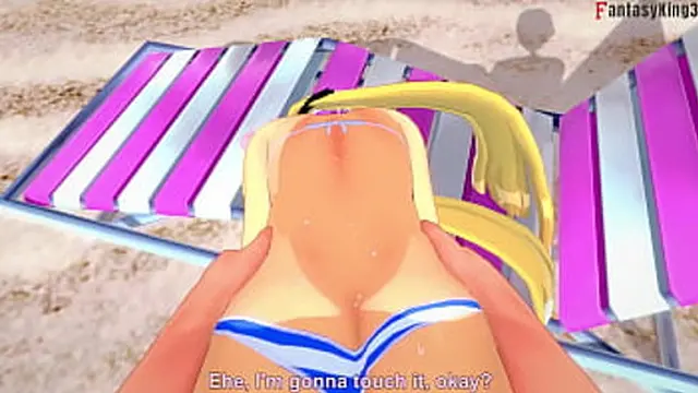 Marie Rose bikini fucking on the beach | free POV | DOA | Full & POV on Sheer & PTRN: Fantasyking3