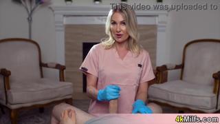 Older babe Andi Avalon, RN, wanks dudes off to climax🚀 in seconds