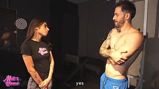 I show up at my neighbor′s place uninvited &mdash;  he teaches me and pleasures my tight pussy✌ with his thick shaft