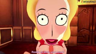 Dirty Beth Smith gets ravaged by Rick in steampunk cosplay POV hardcore sex