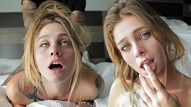 Sensational Orgasms - Crazy Blonde Rolls Her Eyes