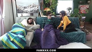 Tiny Asian Stepsister Plays Dirty with Stepbrother - Famxxx
