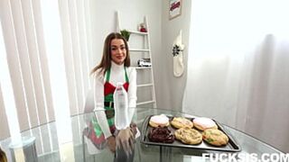 Little Steps Christmas Creampie - Nikki Nicole & Joshua Lewis