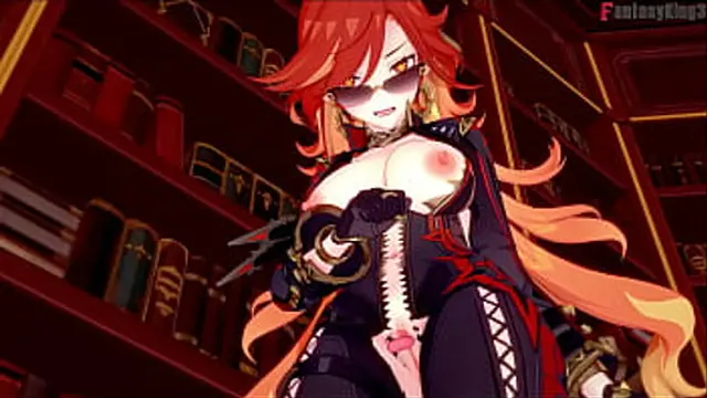 Mavuika sucking dick in Jean ?s office | 1 | Genshin Impact | Full & POV on Sheer & PTRN: Fantasyking3