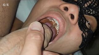 Latina Slave Takes Deepthroat Anal👌 Double Penetration Cumshot Piss