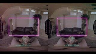 Hot Blonde CLAIRE ROOS Sucks for VR Lethal hardcore After Romance Dinner
