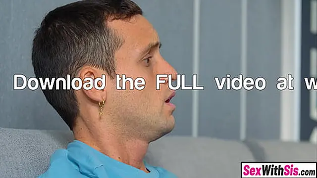 Big boobs bossy stepsister makes stepbro eat her out and rail her