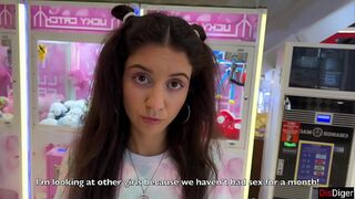 If you hit the ball in the hoop 10 times - I'll let you cum inside me! - Creampie