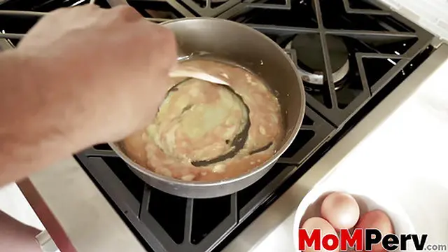 MILF with huge tits Ariella Ferrera suck her stepsons dick