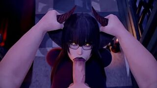 Eliza's Sizzling Blowjob POV - Unleashing Her Horny🥵 Mouth