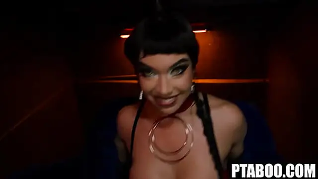 Tiny Puck′s Massive Tits Devoured in Raw Underground Creampie Orgy