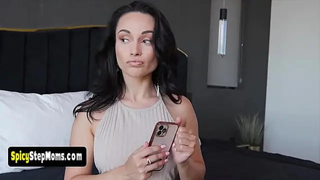 My new stepmom is a horny Italian sex goddess and she is interested in my fetishes