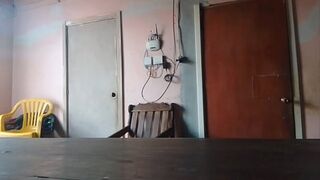 Big ass Latina brunette seduces her stepdad