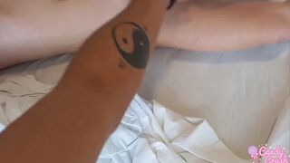 She woke up with my big cock inside her and had cum for breakfast