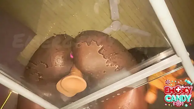 Watching me Fuck myself nonstop on this Table