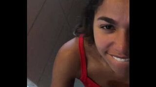 I invited a young girl to my house and she came a lot