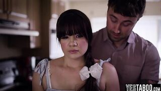 Big ass chubby teen seduces and fucks stepmoms sleazy big dick BF