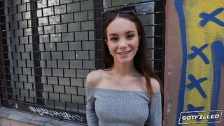 GOTFILLED Cumming inside tiny hottie Liz Ocean