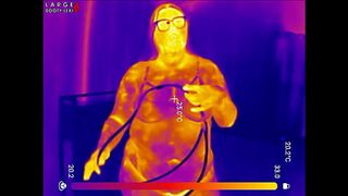 First Time LOCKED in Chastity Belt! Thick BBW Ass Fingered Deep Then Stuffed with 2 HUGE Butt Plugs Thermal POV (4K Landscape)