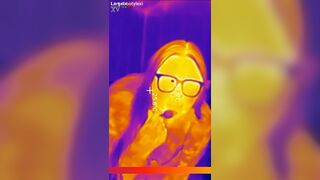 First Time LOCKED in Chastity Belt! Thick BBW Ass Fingered Deep Then Stuffed with 2 HUGE Butt Plugs Thermal POV (4K Portrait)