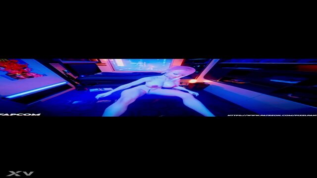 Solo huge-titted chick enjoys 3D HQ POV breast expansion