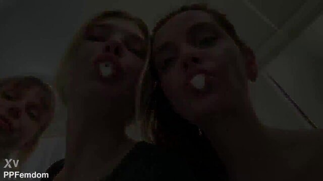 Dirty Blonde POV Threesome Domination