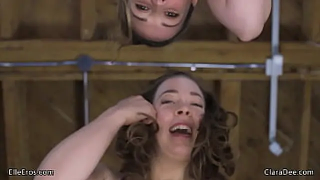 Roommates Trick You Into a Pegging Spitroast Threesome - Elle Eros Clara Dee POV