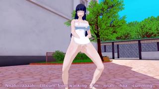 Hinata Wears Apron From Man's View 3D Hentai