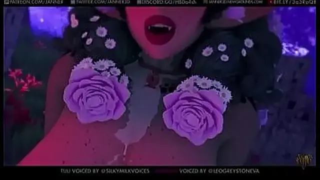 3D 2 chicks Big Tits POV Sex Riding Breast Expansion wSound added