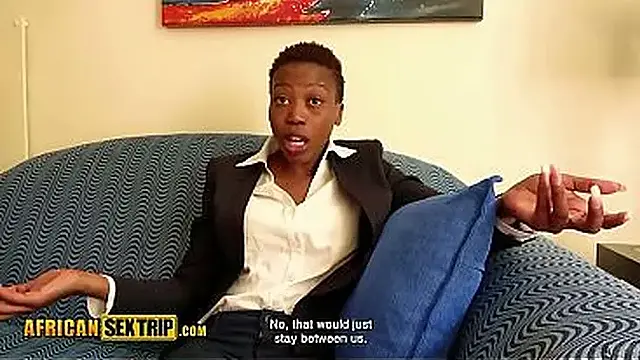 Amateur Black Model RAMMED HARD By Big White Cock Pervy Tourist