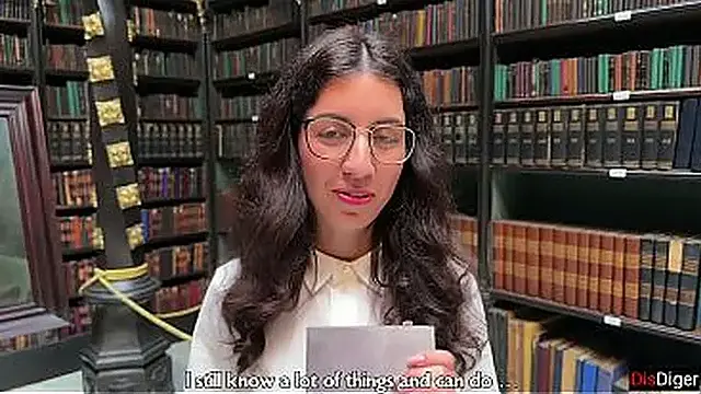 Botanist Girl in Glasses Wants to Fuck Instead of Reading Smart Books